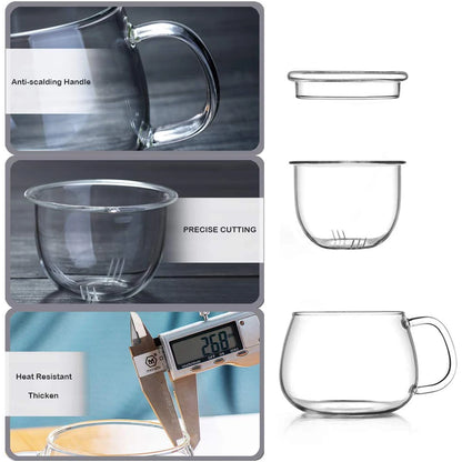 Glass Tea Cup With Infuser