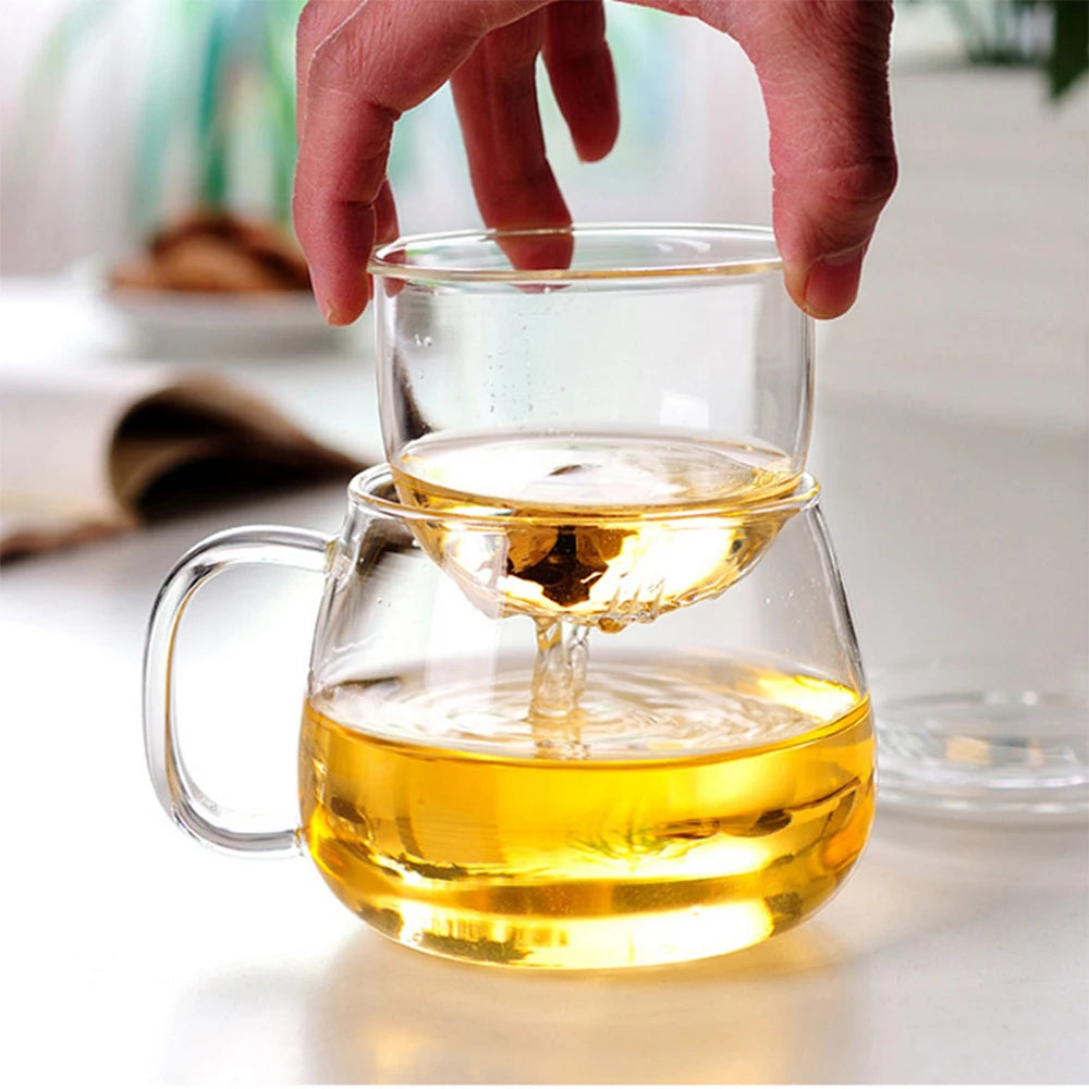 Glass Tea Cup With Infuser