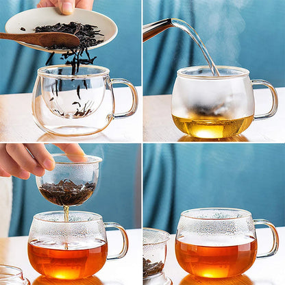 Glass Tea Cup With Infuser